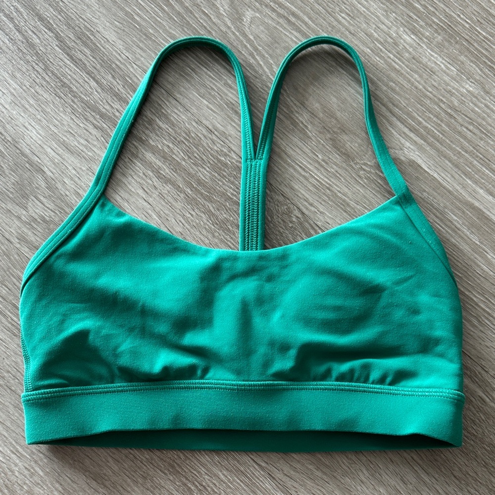 Lululemon Athletica Vibrant Green Sports Bra